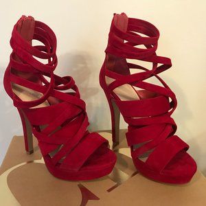 Red Charlotte Russe Heels (size 6)